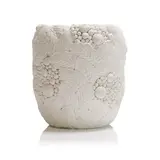 Hitomi Hosono, 'Cornus Kousa Vase', 2023, carved and hand-built porcelain with dense floral decoration
