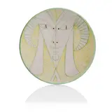Jean Cocteau, 'Tête de chèvre-pied sur jaune (Head of the Goat-foot on yellow)'