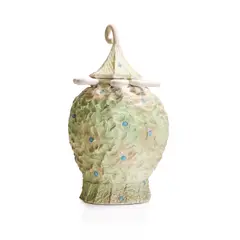 Richard Slee, C.1984, a lidded earthenware jar