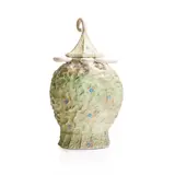 Richard Slee, C.1984, a lidded earthenware jar