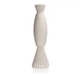 Alessandro Mendini, 'Alchemilla' vase, 1993, the ovoid porcelain body with a flared neck raised on a jagged tapering foot