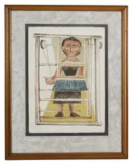 Untitled by Massimo Campigli, 1952, 1952 lithograph in colours, sold Jul 2024