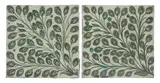 William De Morgan, Pair of 'Oblique' tiles