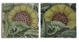 William De Morgan, Pair of 'BBB' tiles
