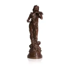Jean Garnier, Patinated bronze figure emblematic of music