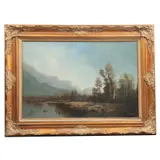 Paisaje by Autor No Identificado, Óleo sobre tela, sold Jul 2024