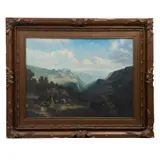 Miguel Ángel Oropeza, Paisaje, Óleo sobre tela