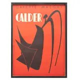 Galerie Maeght, Póster de la exhibición de Alexander Calder, Litografía sin número de tiraje