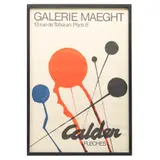 Galerie Maeght, Póster de la exhibición de Alexander Calder, 1970, Litografía sin número de tirake