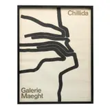 Galerie Maeght, Póster de la exhibición de Eduardo Chillida, Litografía sin número de tiraje