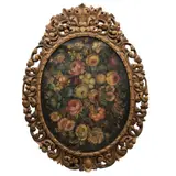 Anónimo, Bouquet, Óleo sobre tela