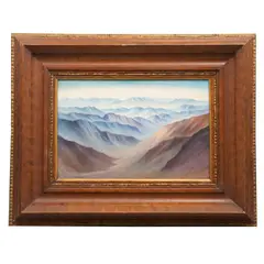 Anónimo, Paisaje, Óleo sobre tela