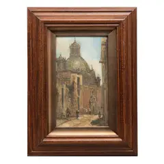 Sin título (Iglesia) by Anónimo, Óleo sobre tela, sold Jul 2024
