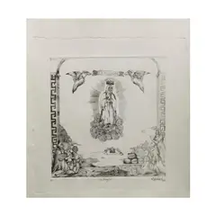 La milagrosa by Cristian Reyes, 2008, Grabado al Aguafuerte C / A, sold Jul 2024
