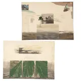 Carlos Aguirre Pangburn, a) Paisaje, Serigrafías 55 / 100 y 53 / 100