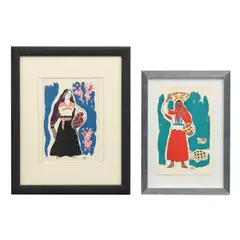 Carlos Mérida, Untitled, Serigrafías sin número de tiraje