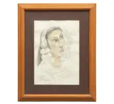 Takayoshi Ito, Mujer de Taxco, 1986, Acuarela sobre papel
