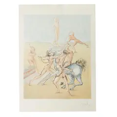 Salvador Dalí, Les guerre esthétique, Grabado al aguafuerte 190 / 300