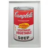 Andy Warhol, Campbell's The Alphabet Soup, Serigrafía sin número de tiraje