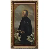 San Gabriel de la Dolorosa, CA., 1900, Óleo sobre tela