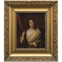 María Magdalena, MÉXICO, PRINCIPIOS DEL SIGLO XIX, Óleo sobre lámina