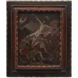 MÉXICO, SIGLO XVIII by El Descendimiento de la Cruz, Óleo sobre tela, sold Jun 2024