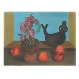 Leopoldo Estrada, Bodegón, 1953, Óleo sobre MDF