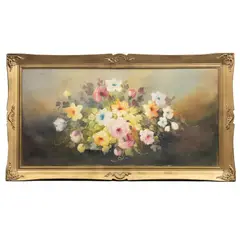 Bouquet by Anónimo, Óleo sobe tela, sold Jun 2024
