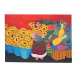 Trinidad Osorio, Niña con flores, Serigrafía 115 / 200