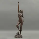 Gabriel Ponzanelli, AGRADECIMIENTO, Bronce, patinado en color marrón