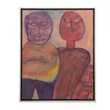 Eliseo Garza "elgar", Hermanos, Óleo sobre tela