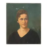 Retrato de dama by Autor No Identificado, 1920, Óleo sobre tela, offered May 2024