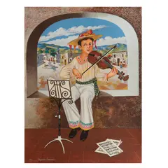 Alejandro Camarena, Violinista, Serigrafía 43 / 150