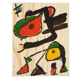Composition by Joan Miró, 1977, Xilografía sin número de tiraje, offered May 2024