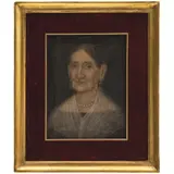 Retrato de Dama, MÉXICO, CA., 1900, Óleo sobre tela