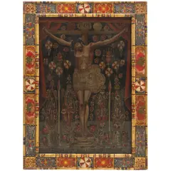 Cristo de Ixmiquilpan, MÉXICO, CA., 1800, Óleo sobre tela