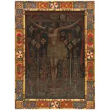 Cristo de Ixmiquilpan, MÉXICO, CA., 1800, Óleo sobre tela