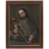 Manuel Caro, SAN JUAN NEPOMUCENO, Óleo sobre tela