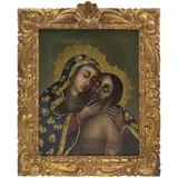la Piedad, MÉXICO, SIGLO XIX, Óleo sobre tela
