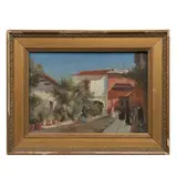 Luis Berdejo Elipe, Escena costumbrista, 1909, Óleo sobre tela