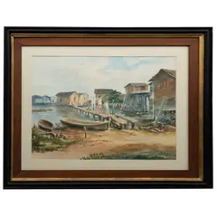 Paisaje by E. Vargas, 1974, Acuarela sobre papel, offered May 2024