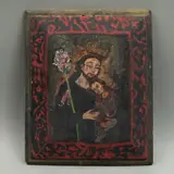 MÉXICO, PRINCIPIOS DEL SIGLO XX by San José Con El Niño, Óleo sobre madera, sold May 2024