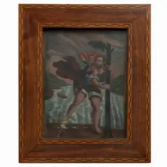 San Cristóbal, MÉXICO, PRINCIPIOS DEL SIGLO XIX, Óleo sobre tela
