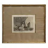 Francisco Goya, Sanos y enfermos, Grabado a la punta seca