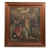 Cristo Flagelado, PRINCIPIOS DEL SIGLO XX, Óleo sobre tela