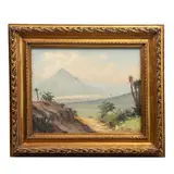 Paisaje con volcán by Autor No Identificado, 1978, Óleo sobre tela, offered Apr 2024