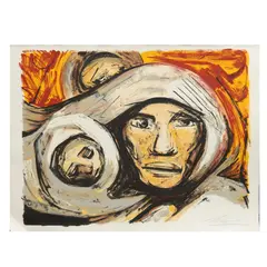 David Alfaro Siqueiros, Maternidad, Serigrafía XI / XXV