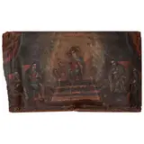 Jesús Entre los Doctores, MÉXICO, SIGLO XVIII, Óleo sobre tela