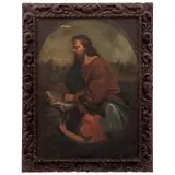 San Mateo Evangelista, MÉXICO, SIGLO XIX, Óleo sobre tela