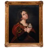 A la Manera de Carlo Dolci, MARÍA MAGDALENA, Óleo sobre tela